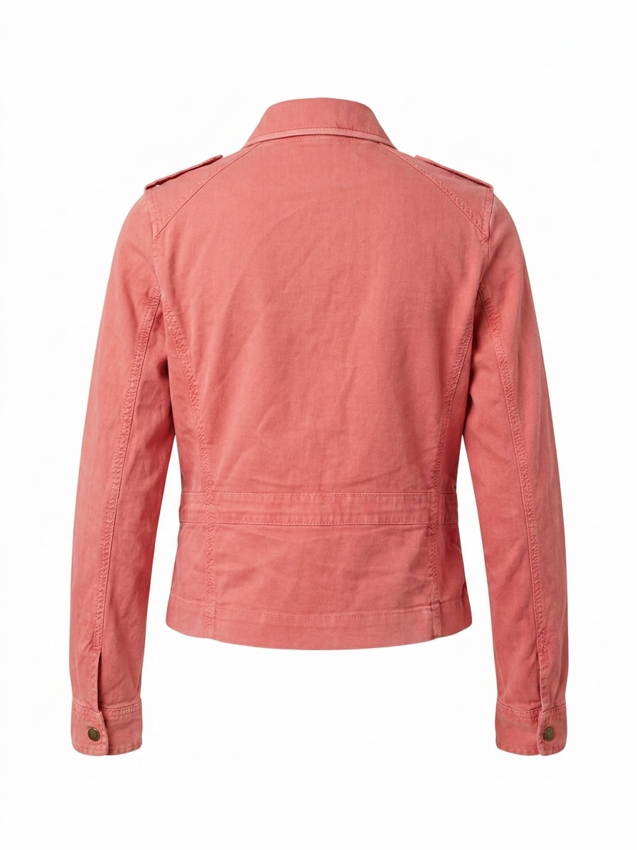 pink jacket
