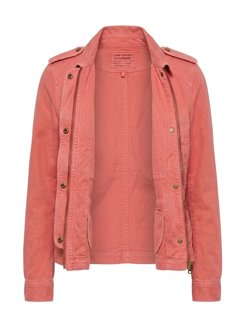pink jacket