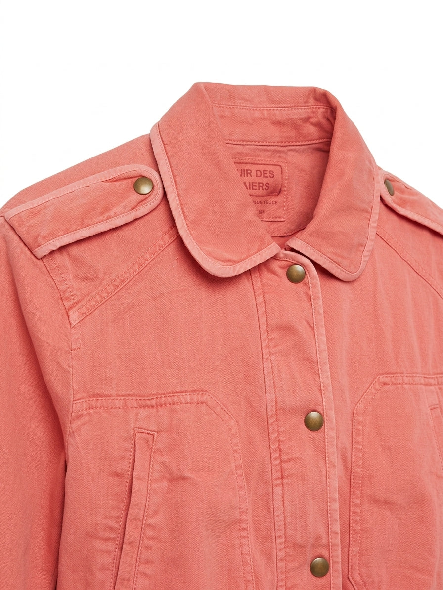 pink jacket