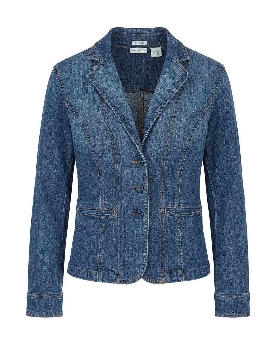 denim blazer