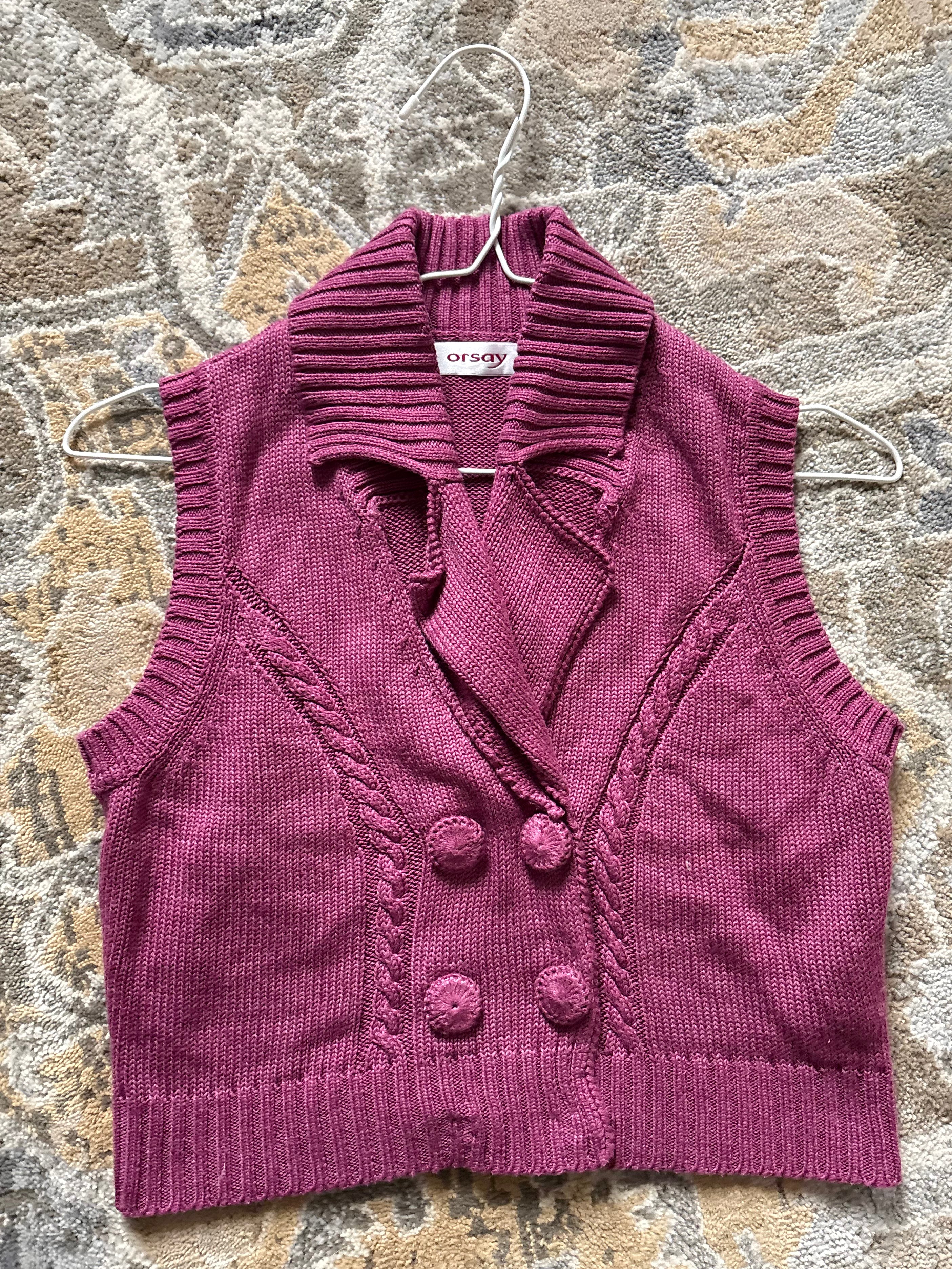 Knitted vest