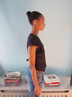 layered BCBG vest top