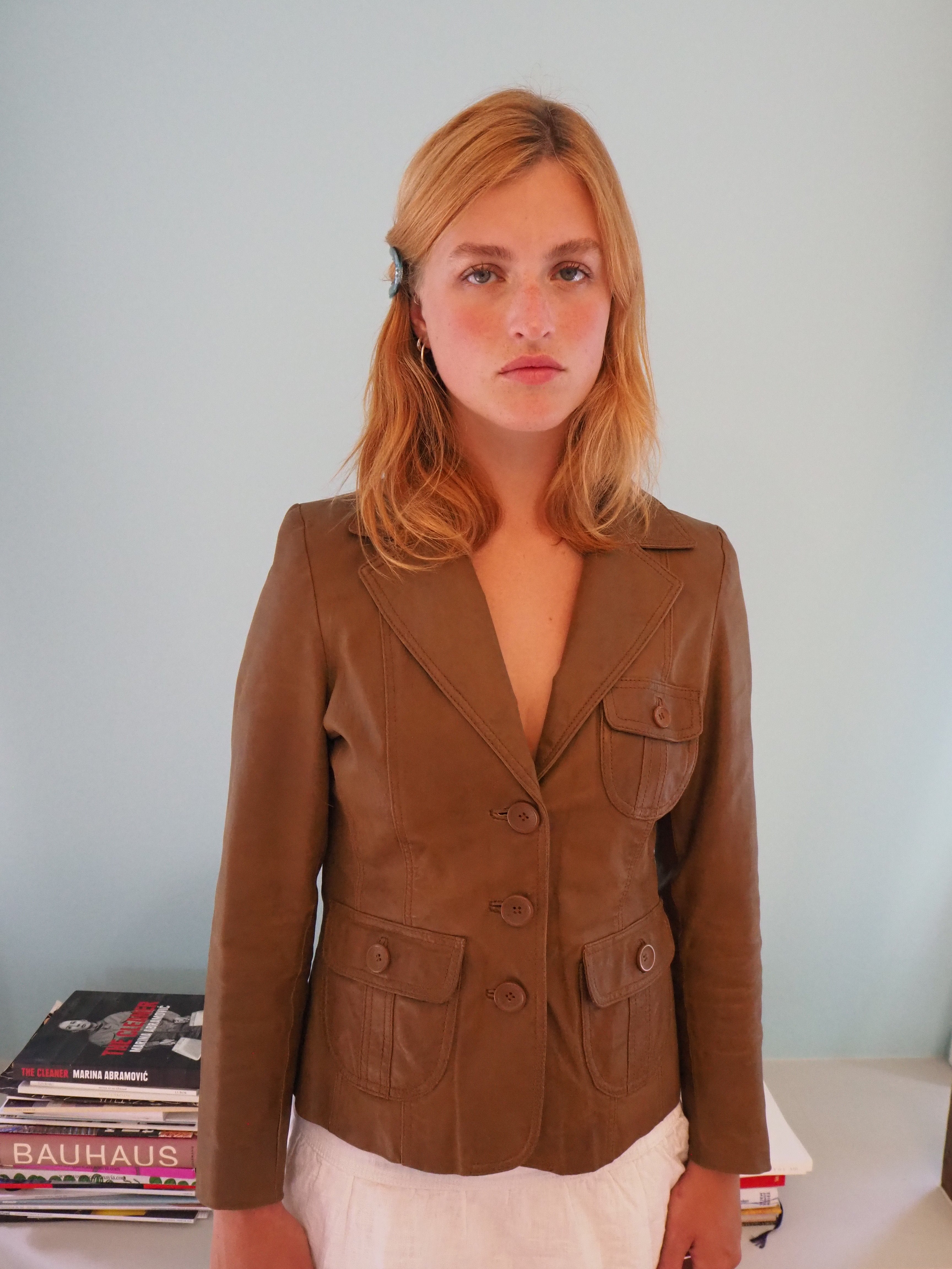 Leather jacket
