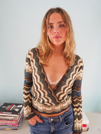 Knit blouse