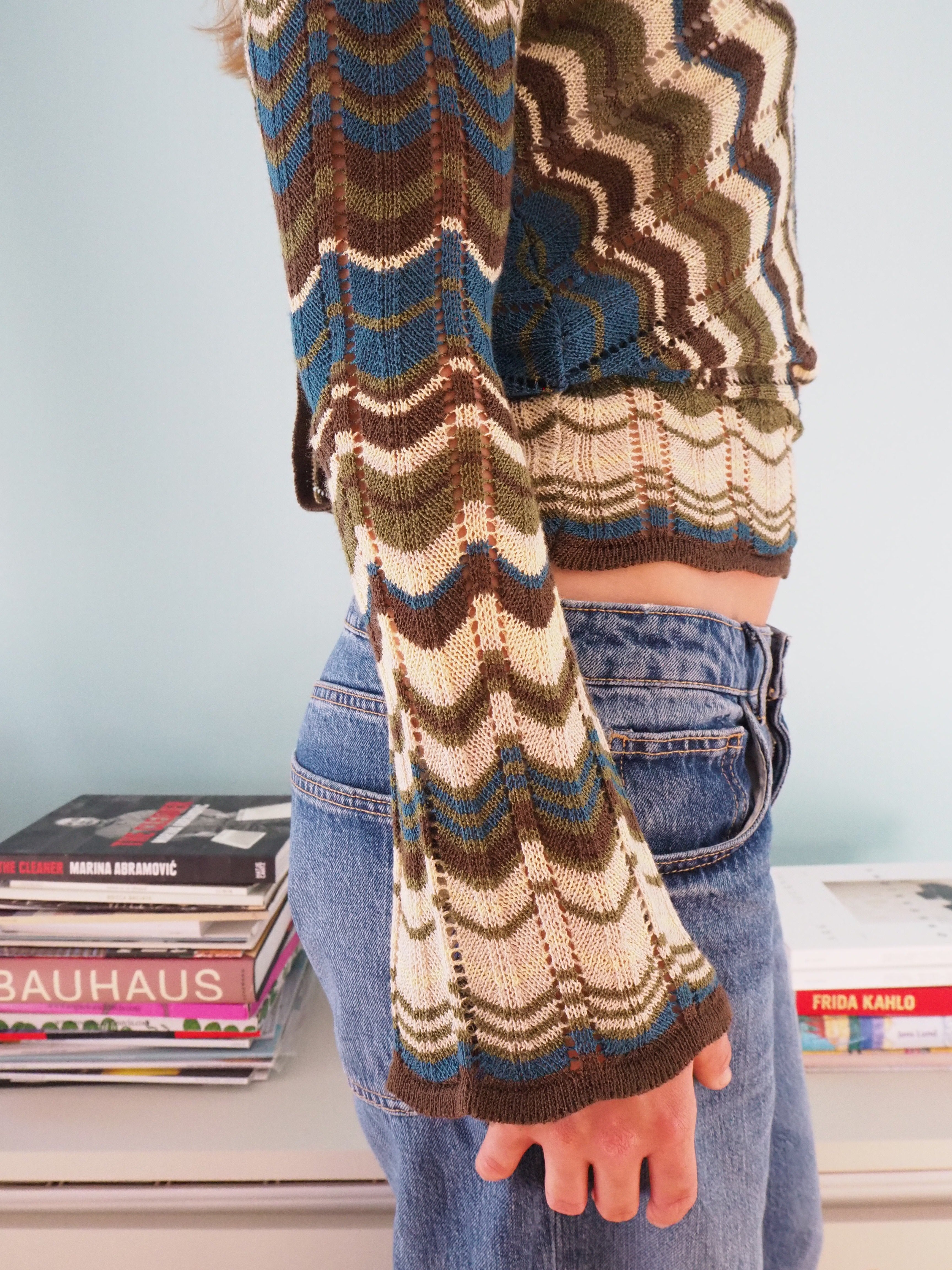 Knit blouse