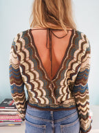 Knit blouse